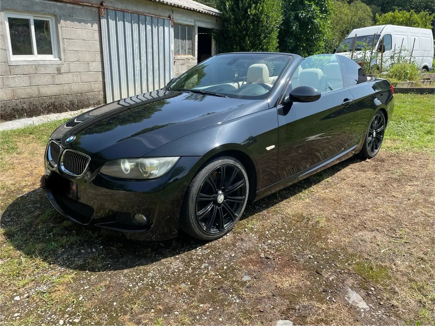 BMW 335 Cab 335i Luxe A Noir - 2