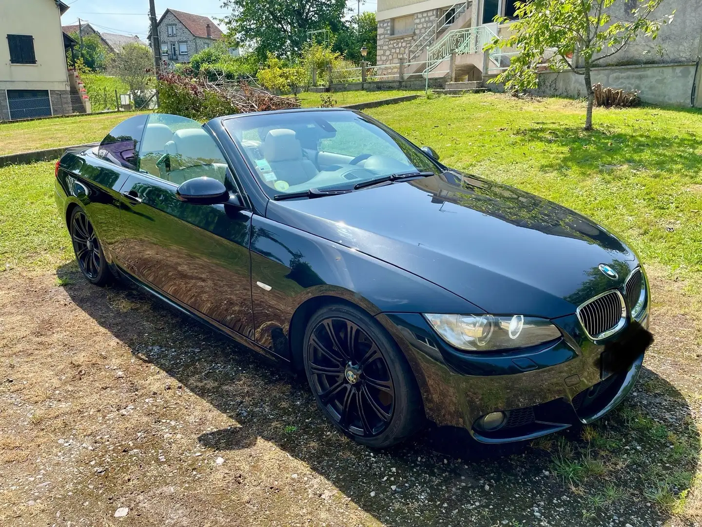 BMW 335 Cab 335i Luxe A Noir - 1