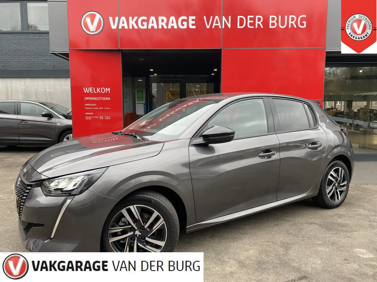 Peugeot 208 1.2 PureTech Allure Pack Camera Clima Apple Car Pl Gris - 1