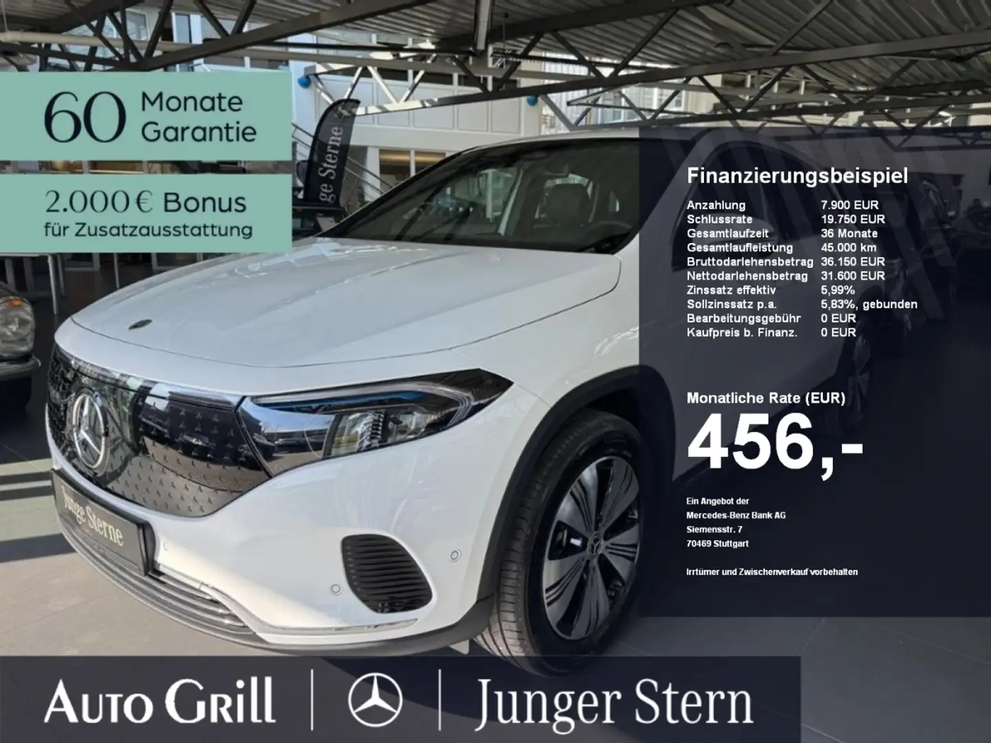 Mercedes-Benz EQA 350 4M Progressive Distronic Vo Kamera BONUS Weiß - 1