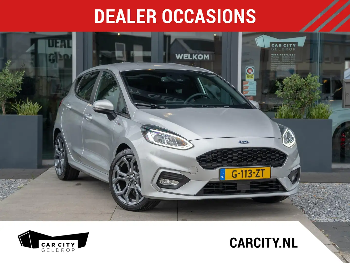 Ford Fiesta 1.0 EcoBoost ST-Line / Carplay / Carbon / DAB+ / P Gris - 1