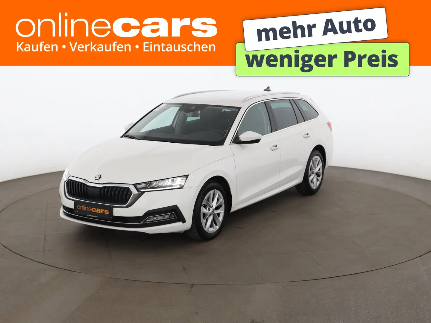 Skoda Octavia Combi 2.0 TDI Style LED RADAR NAVI R-CAM Weiß - 1