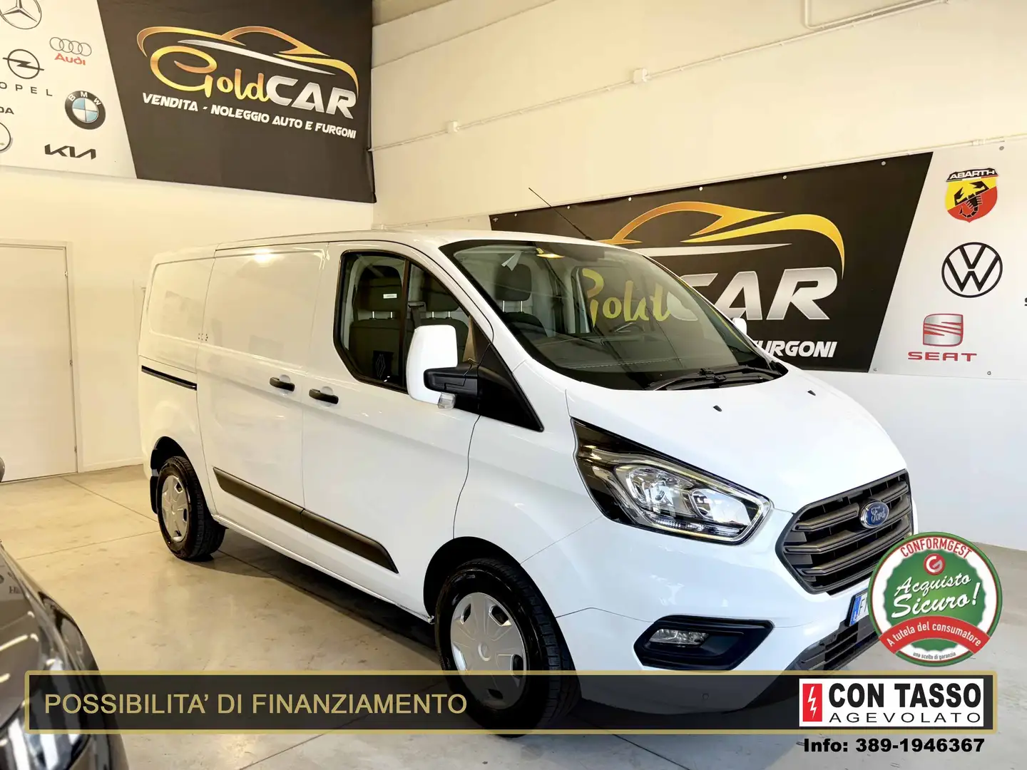 Ford Transit Custom CUSTOM 300 L1H1 TREND 2.0 TDCI 130 CV Bianco - 1