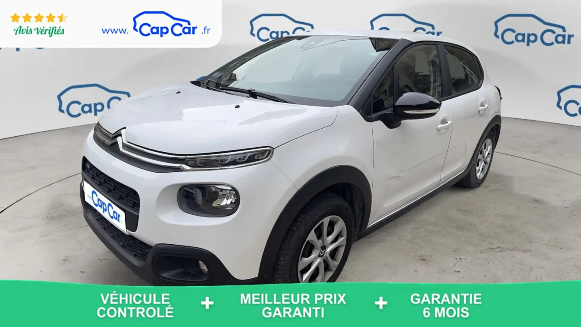 Citroen C3 1.2 Puretech 68 Feel Blanc - 1