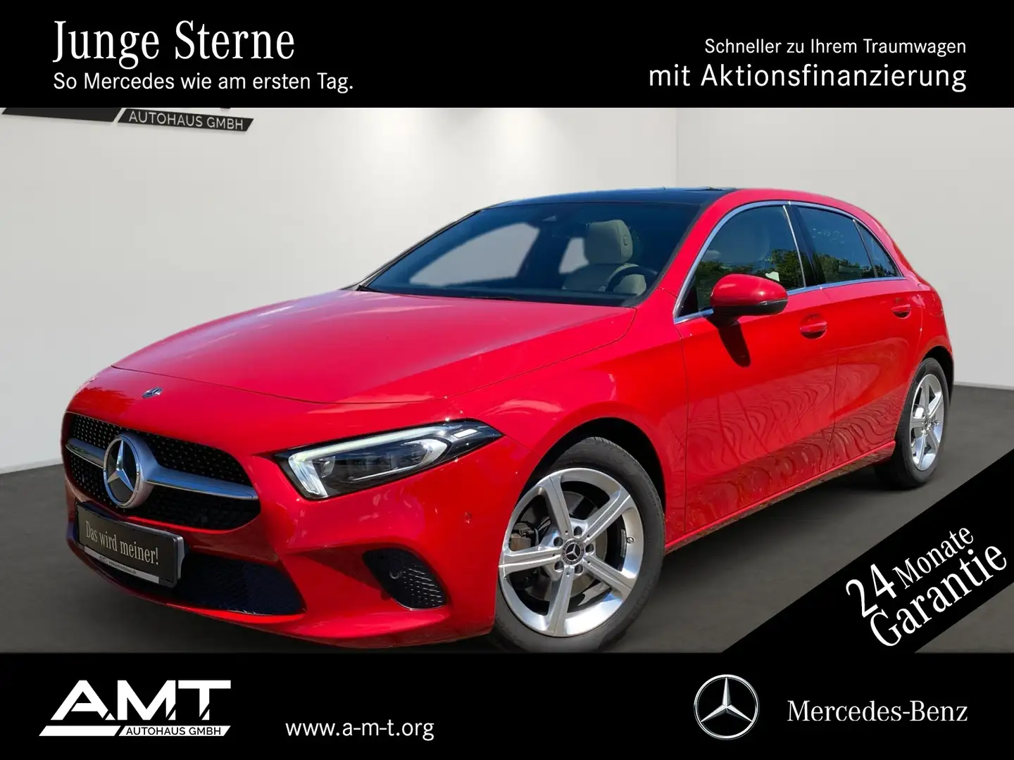 Mercedes-Benz A 220 A 220 4M Progressive+Panorama+Kamera+Multibeam LED Rouge - 1