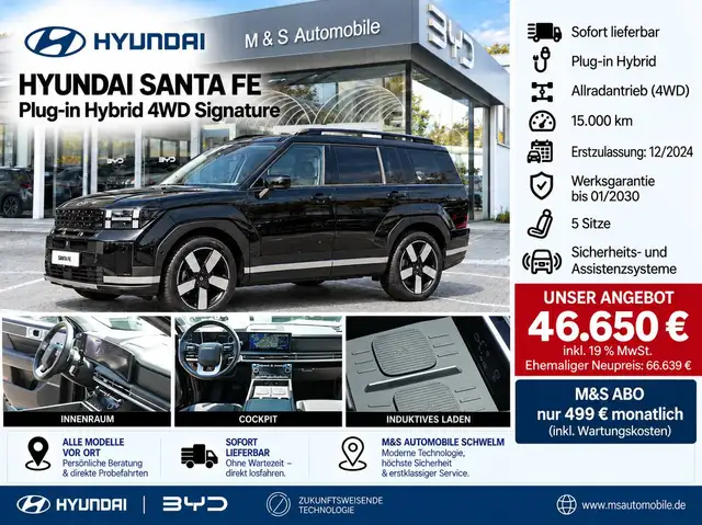 Hyundai SANTA FE Santa Fe PlugIn Hyb 4WD Signature °Werks Garantie bis 01 2030°