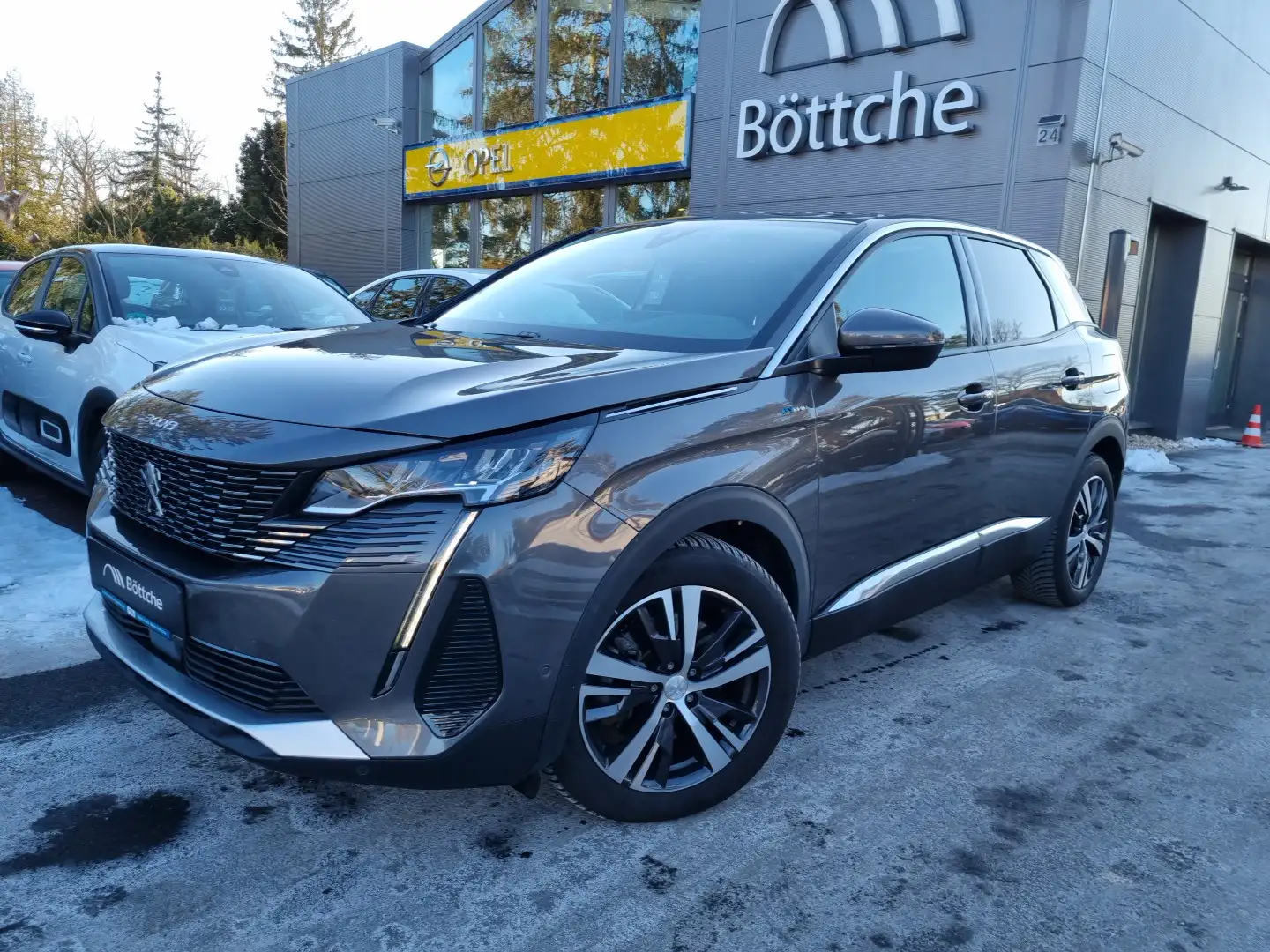 Peugeot 3008 Hybrid 225 Allure LED/Navi/SHZ/DAB/180°Kamera Grau - 2
