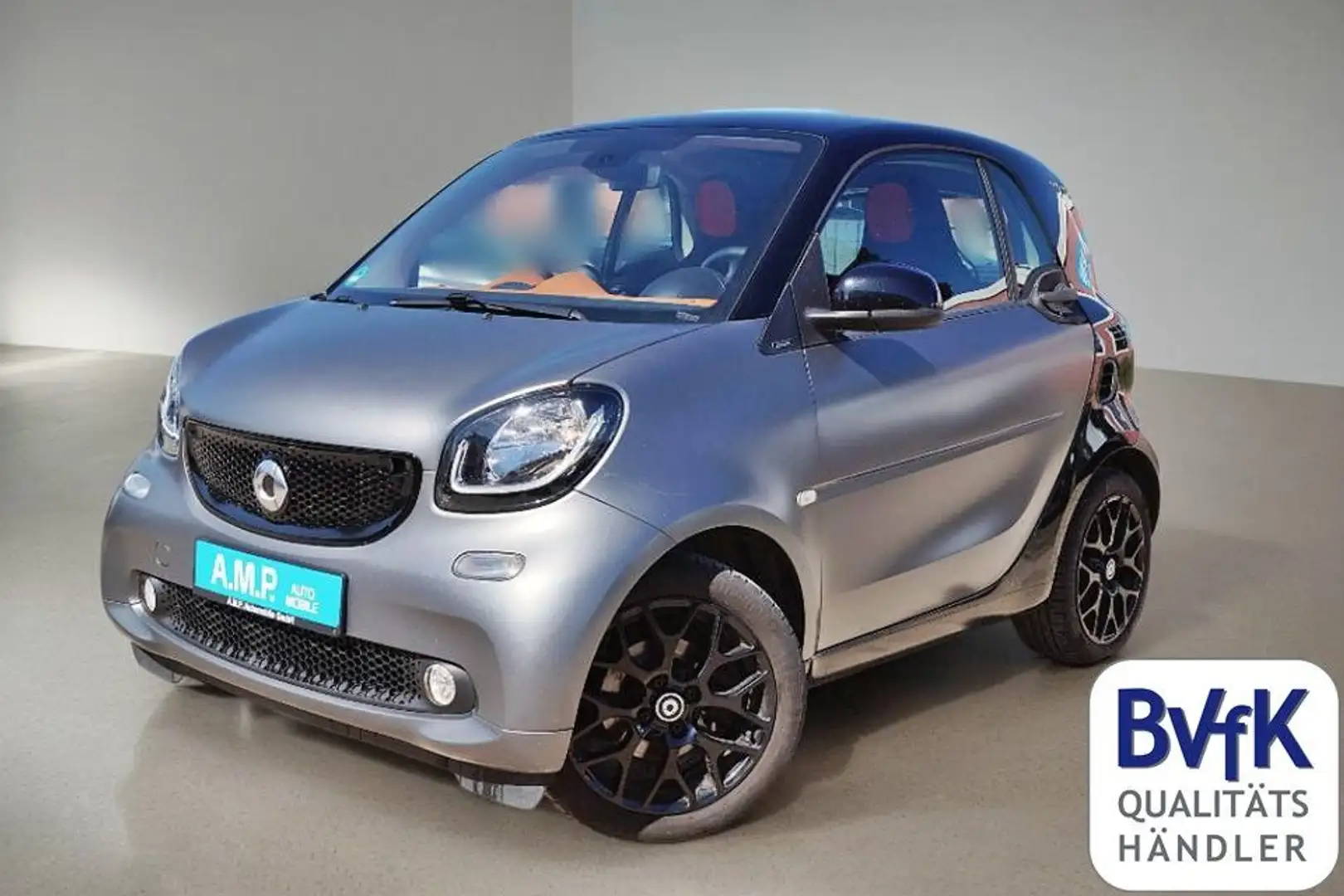 smart forTwo PANO, Klima, Sitzhzg, Temp, el.FH+Asp, Grau - 1