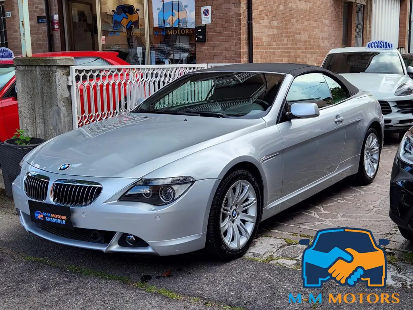 BMW 650 i cat Cabrio UNICA TAGLIANDI BMW Grijs - 2