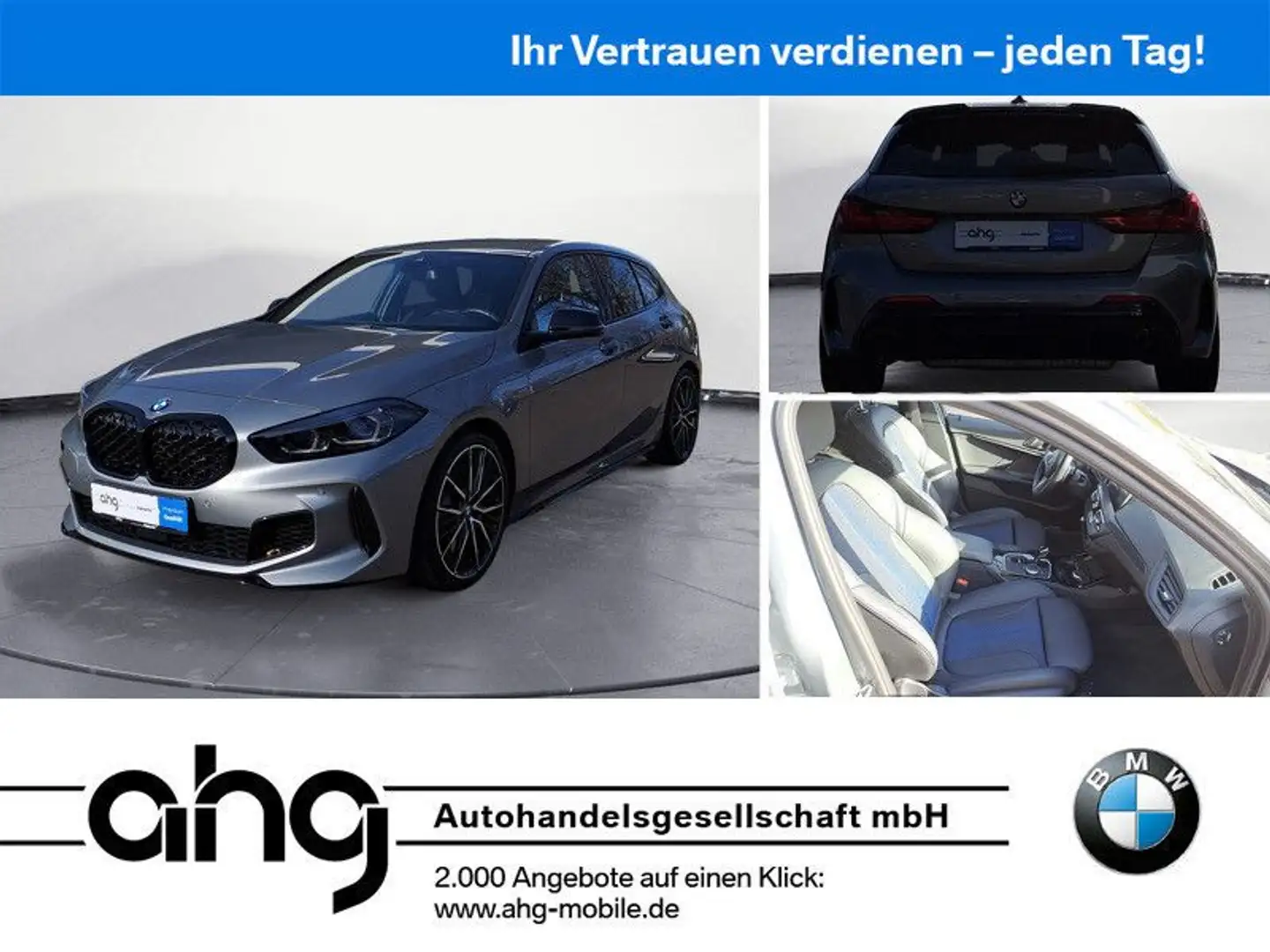 BMW 135 i xDrive Sport Aut. Klimaaut. Komfortzugang Gris - 1