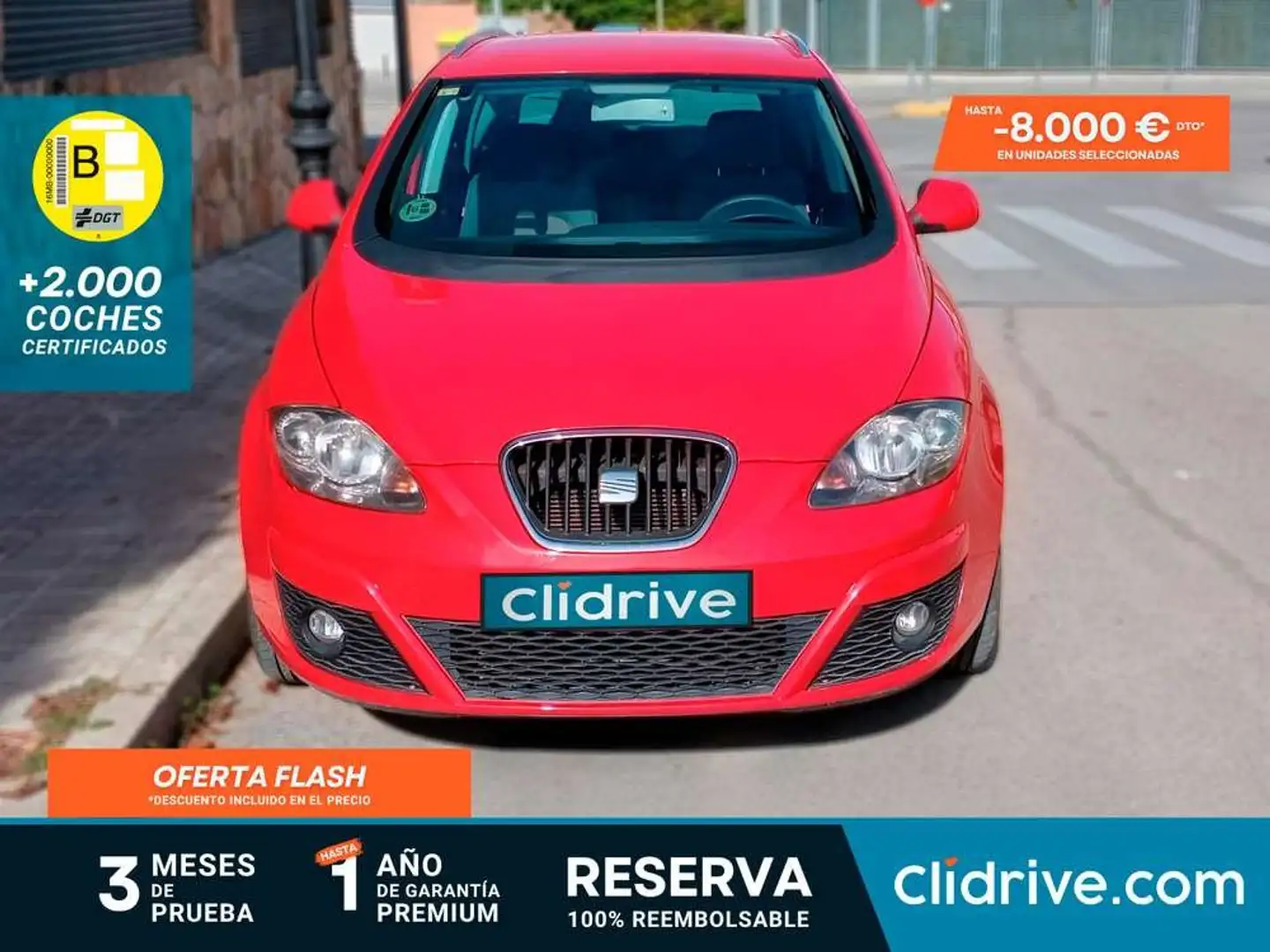 SEAT Altea 1.6TDI CR Style DSG Rojo - 1