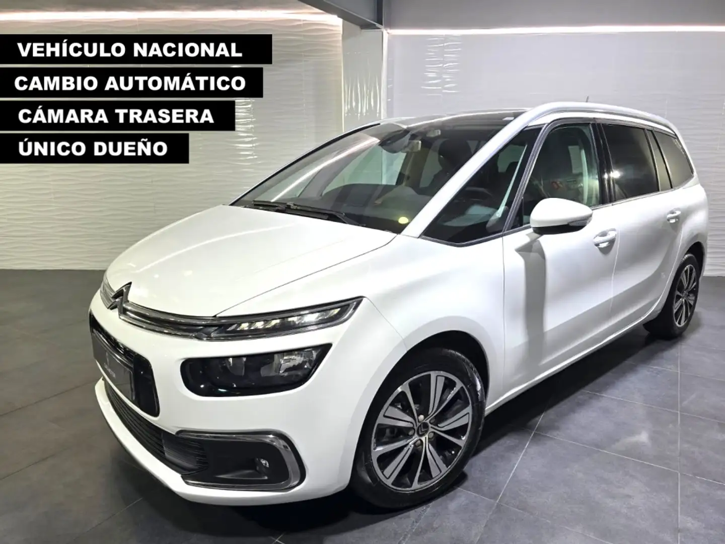 Citroen C4 Grand Picasso 1.2 PT. S&S Feel EAT6 130 Blanc - 1
