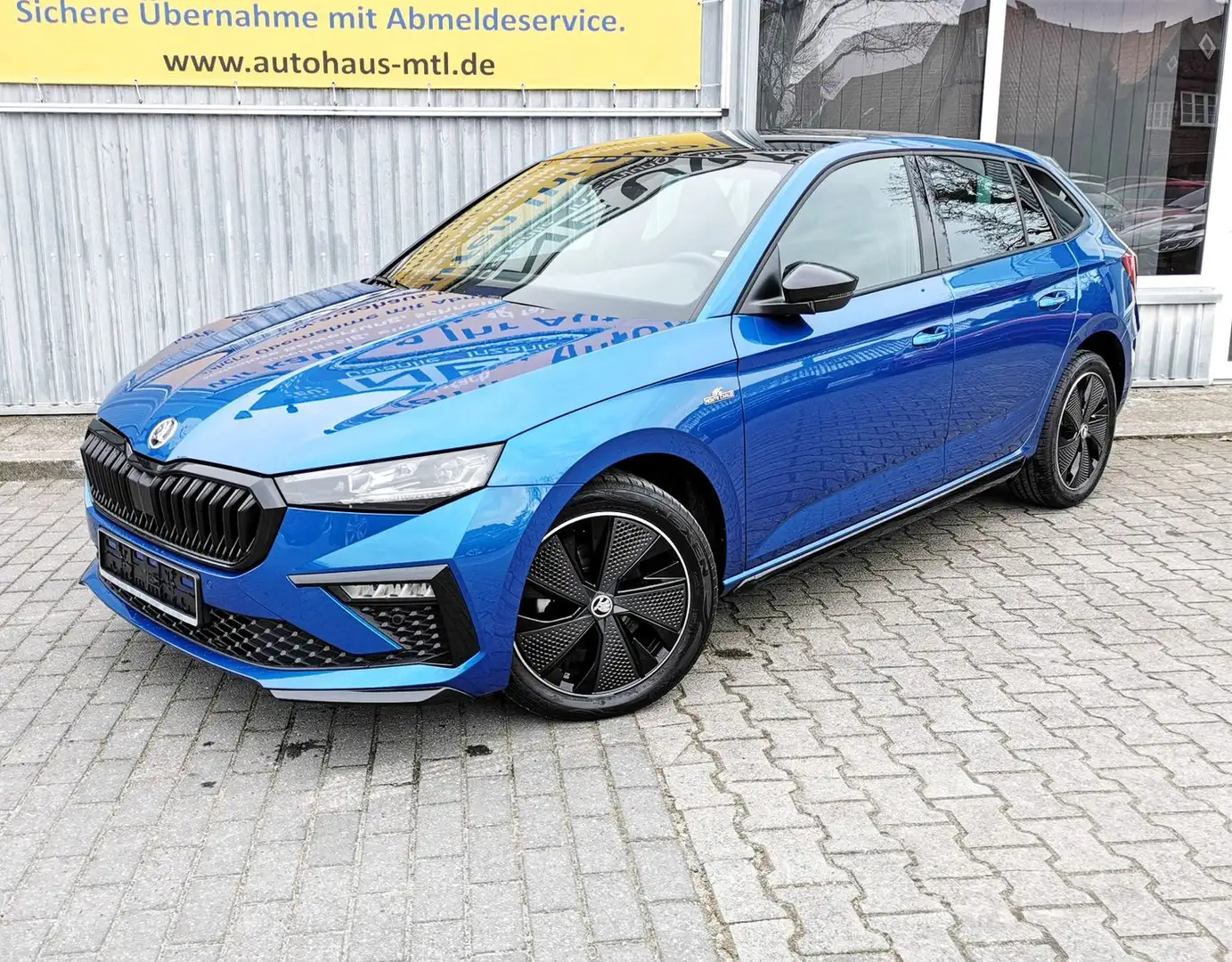 Skoda Scala 1.0TSI DSG Monte Carlo Matrix Wireless App Blau - 1
