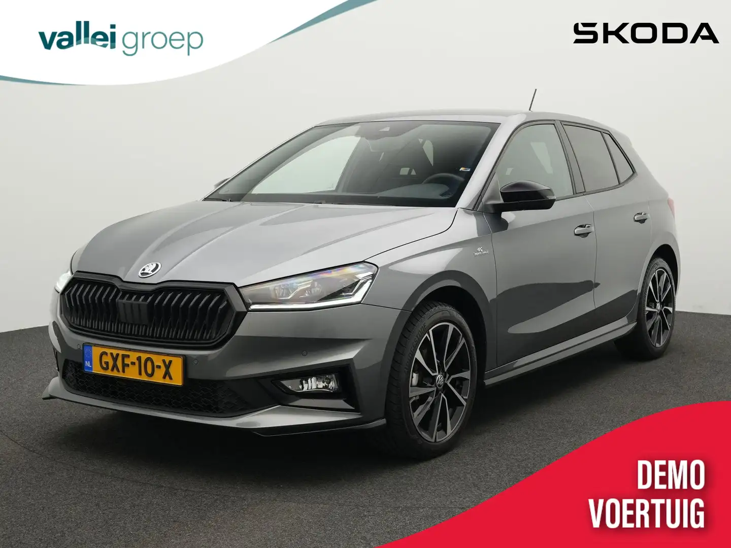 Skoda Fabia 1.0 TSI Monte Carlo | Clima | 17 inch | Carplay | Gris - 1