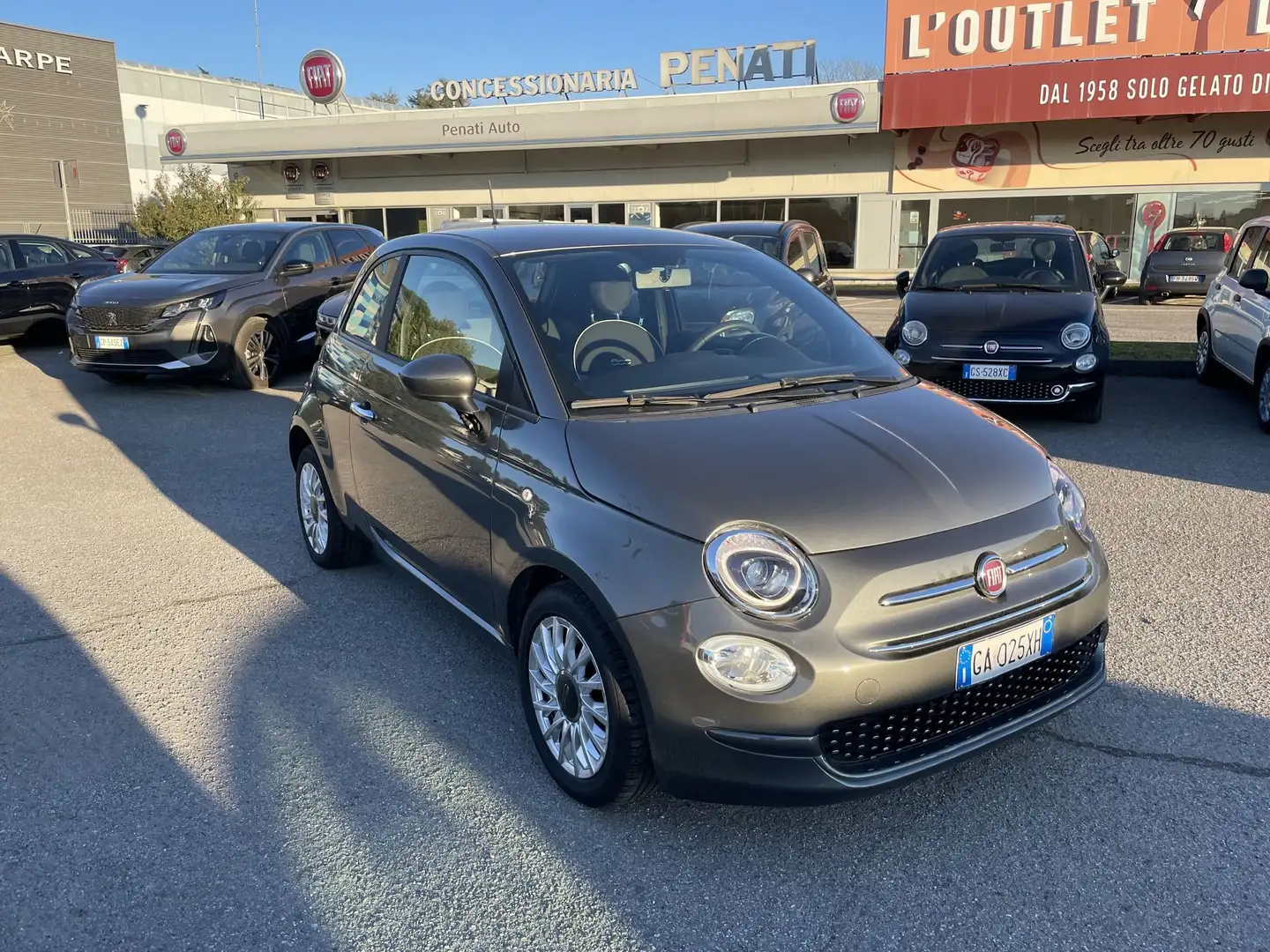 Fiat 500 1.0 Hybrid Dolcevita Grau - 1