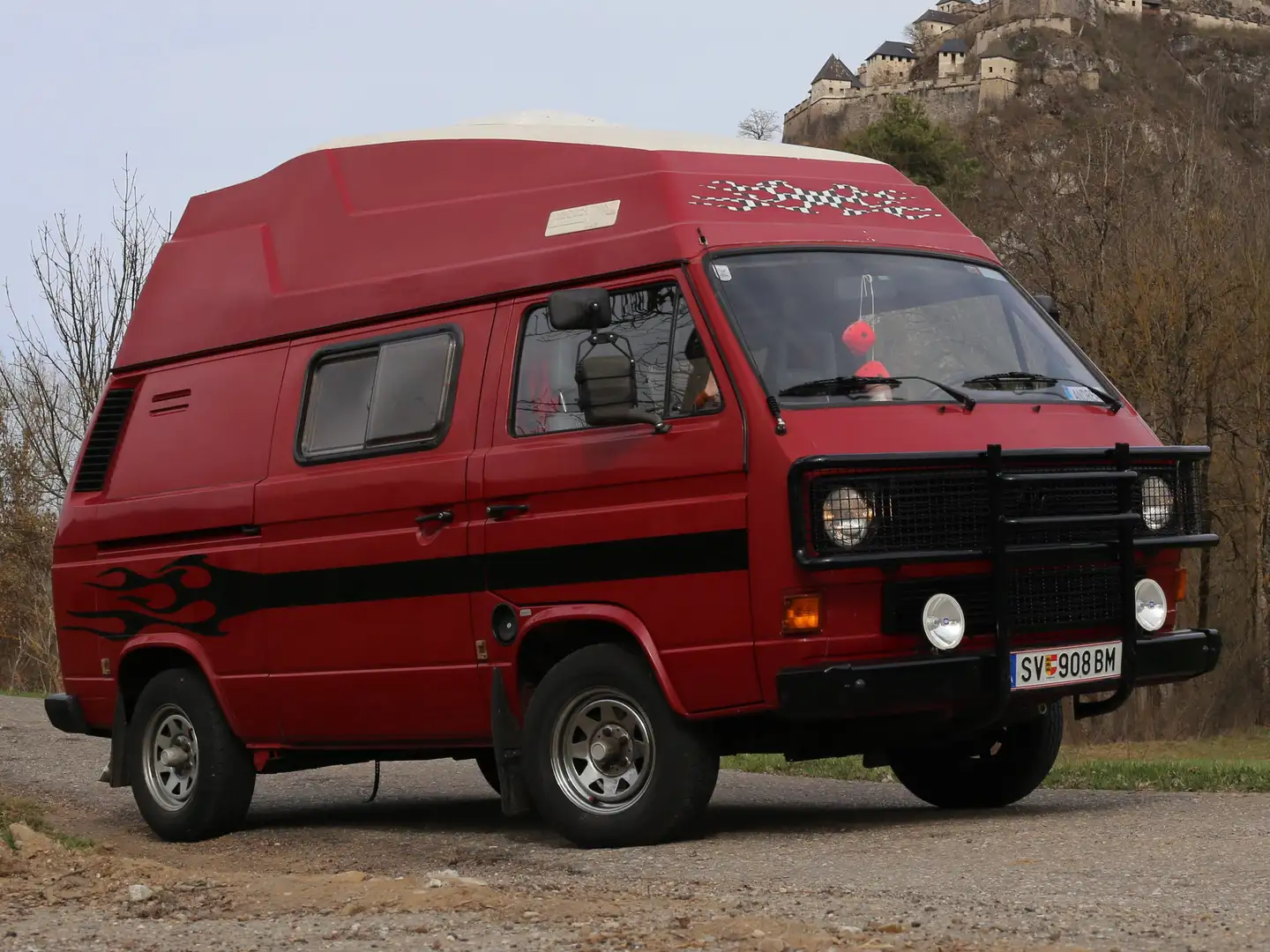 Volkswagen T3 Camper Hochdach Münnich Rojo - 1