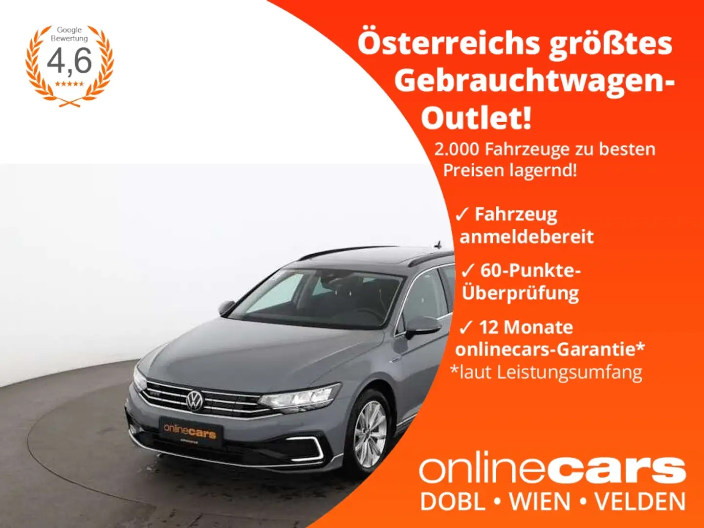Volkswagen Passat Variant 1.4 TSI GTE Aut LED SKY RADAR NAVI Grau - 1
