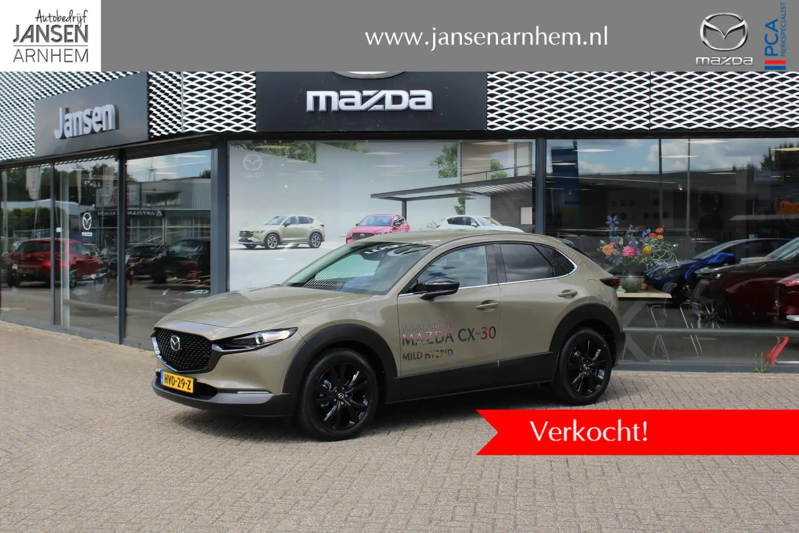 Mazda CX-30 2.0 e-SkyActiv-X 186 PK M Hybrid Nagisa Demovoorde Amarillo - 1