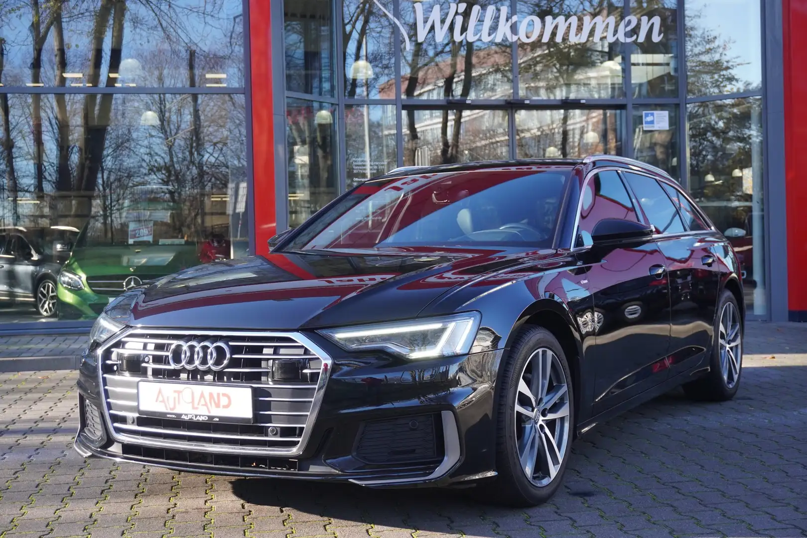 Audi A6 Avant 40 TDI S-Line Matrix HUD B&O Magnetic Nav Schwarz - 2