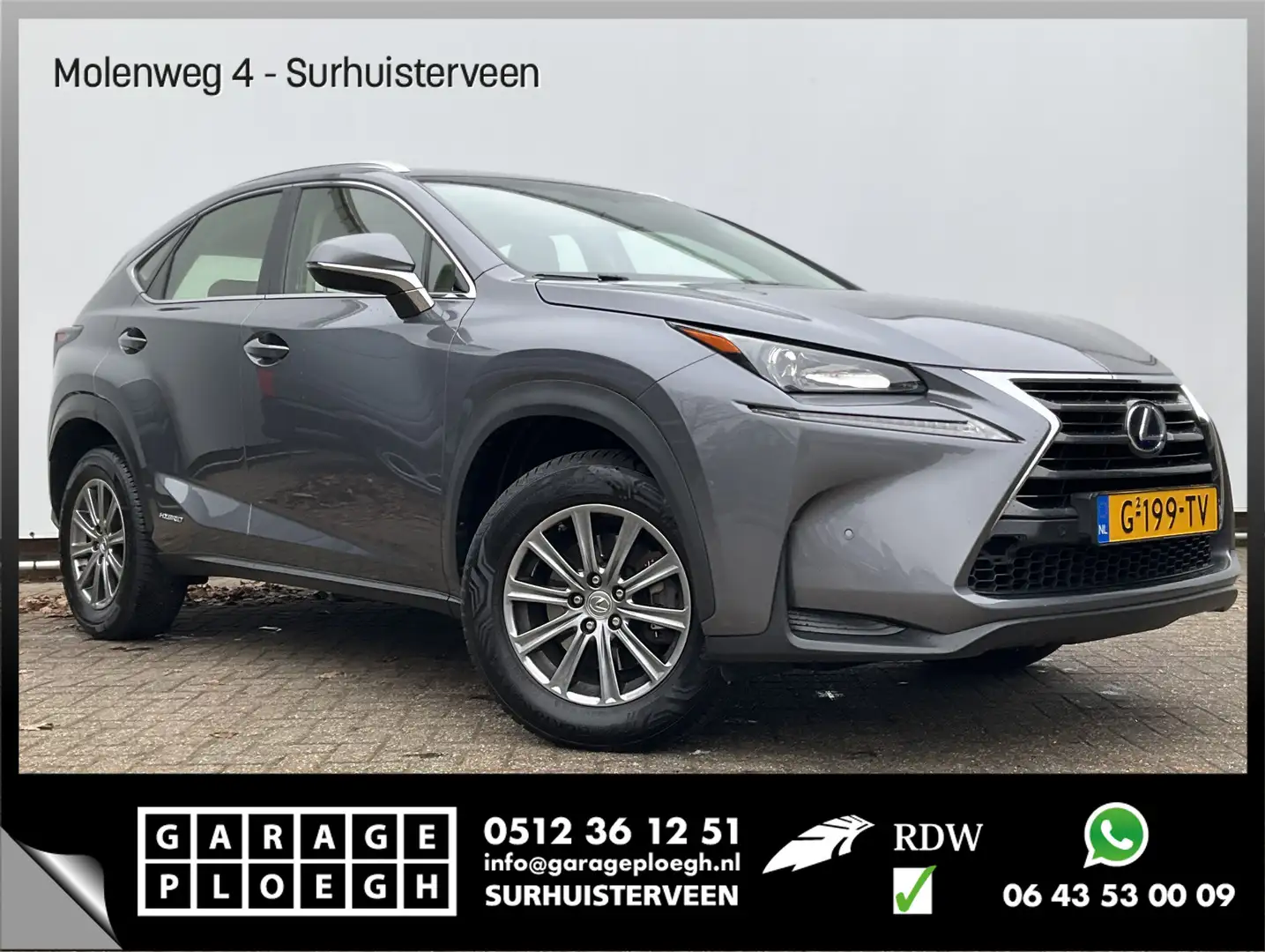 Lexus NX 300h AWD Navi Camera Leer Trekhaak Hoge zit Business Li Grau - 1