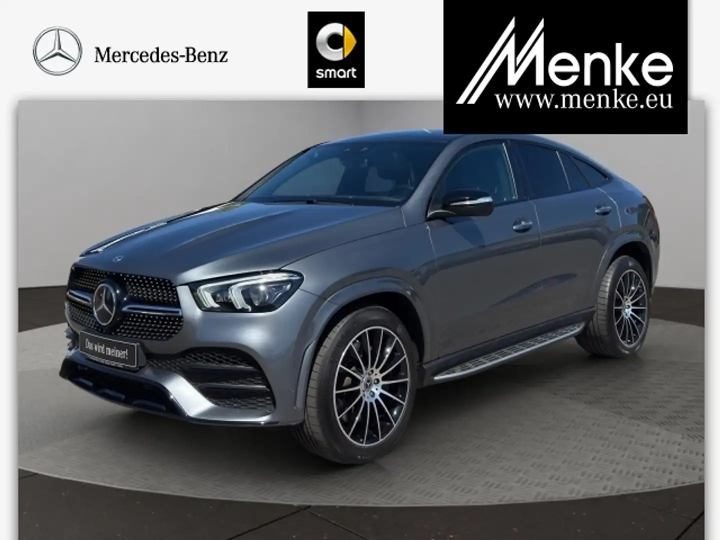 Mercedes-Benz GLE 400 d 4M Coupé AMG+Night+HUD+Pano+bel.Sitze Grau - 1