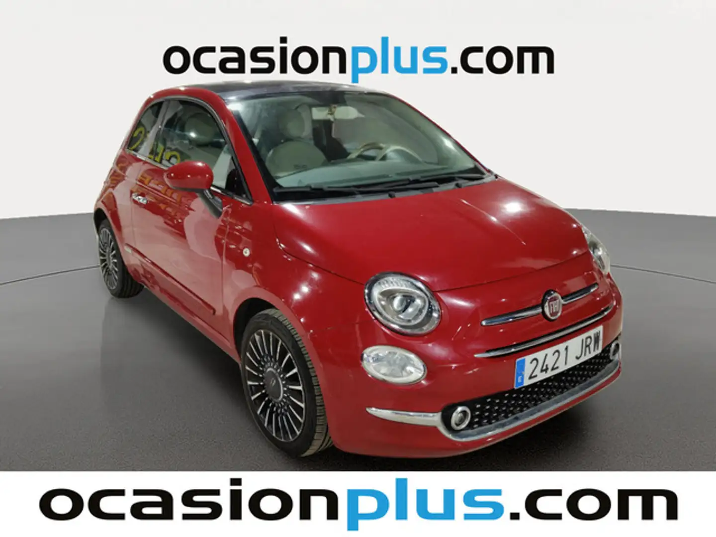 Fiat 500 1.2 Lounge Rouge - 2