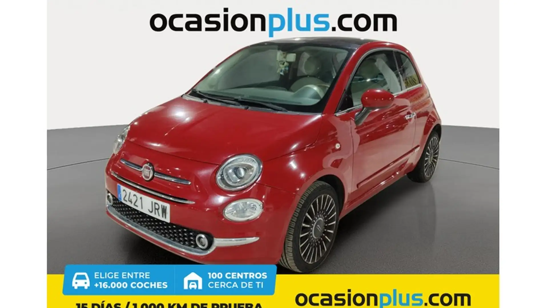 Fiat 500 1.2 Lounge Rot - 1