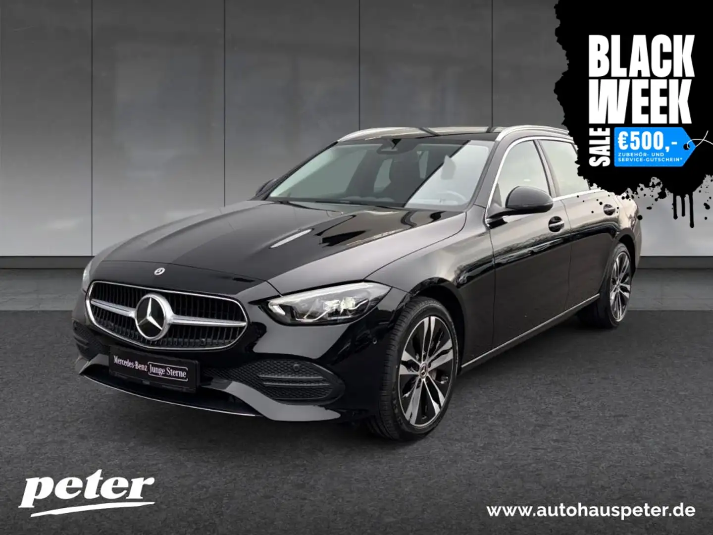 Mercedes-Benz C 300 e T Avantgarde/9G/LED/Kamera/Navi/AHK/ Schwarz - 1
