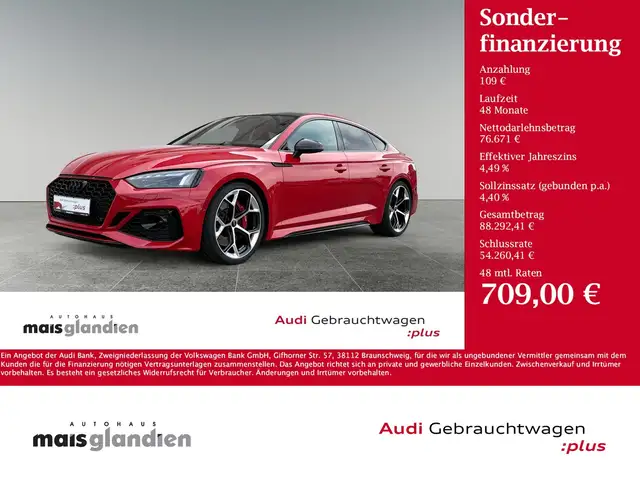 Audi RS5 RS 5 Sportback competition+ HUD B&O DRC Pano