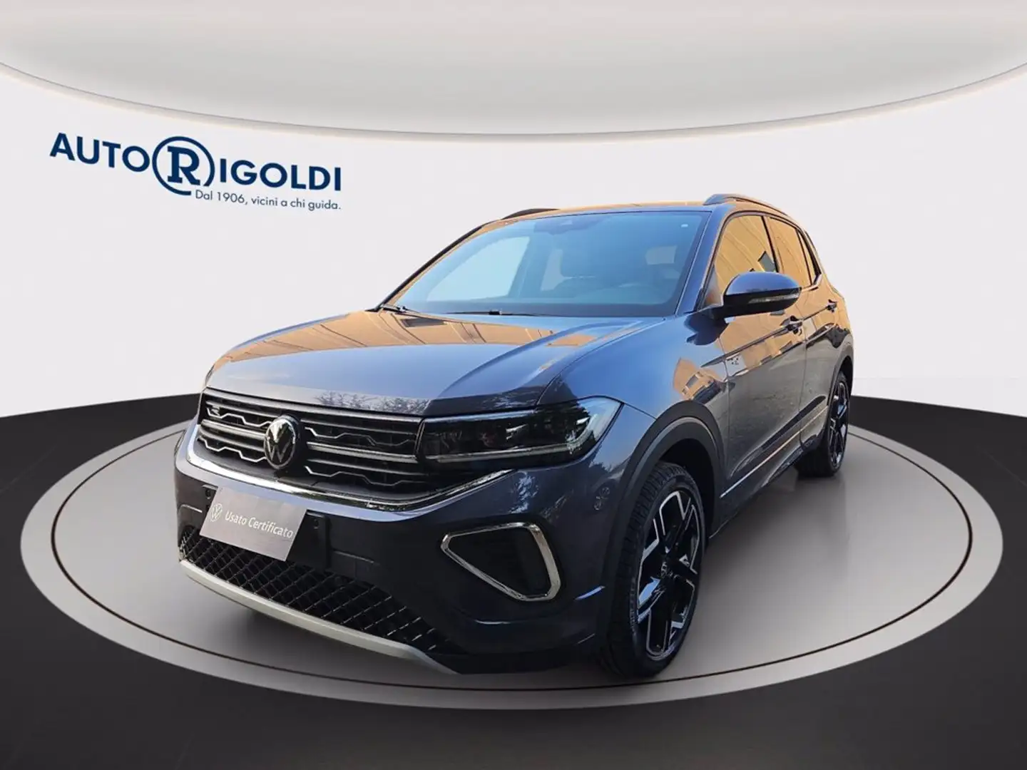Volkswagen T-Cross 1.0 tsi r-line 115cv Grau - 1