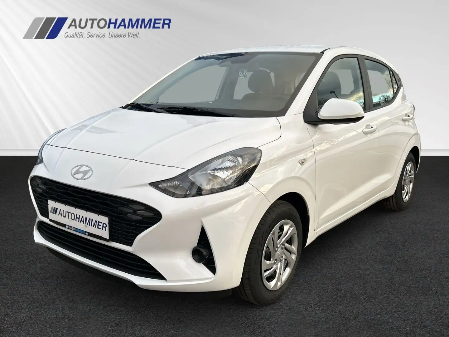 Hyundai i10 1.0 SELECT Klima Navi Bluelink Kamera Weiß - 1