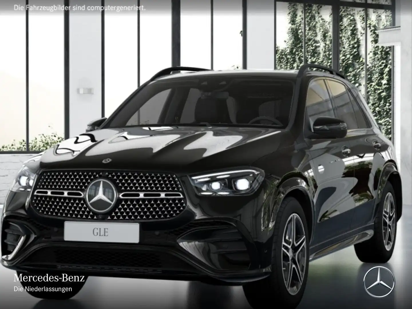 Mercedes-Benz GLE 300 d 4M AMG+NIGHT+PANO+360+AHK+MULTIBEAM+20" Noir - 2