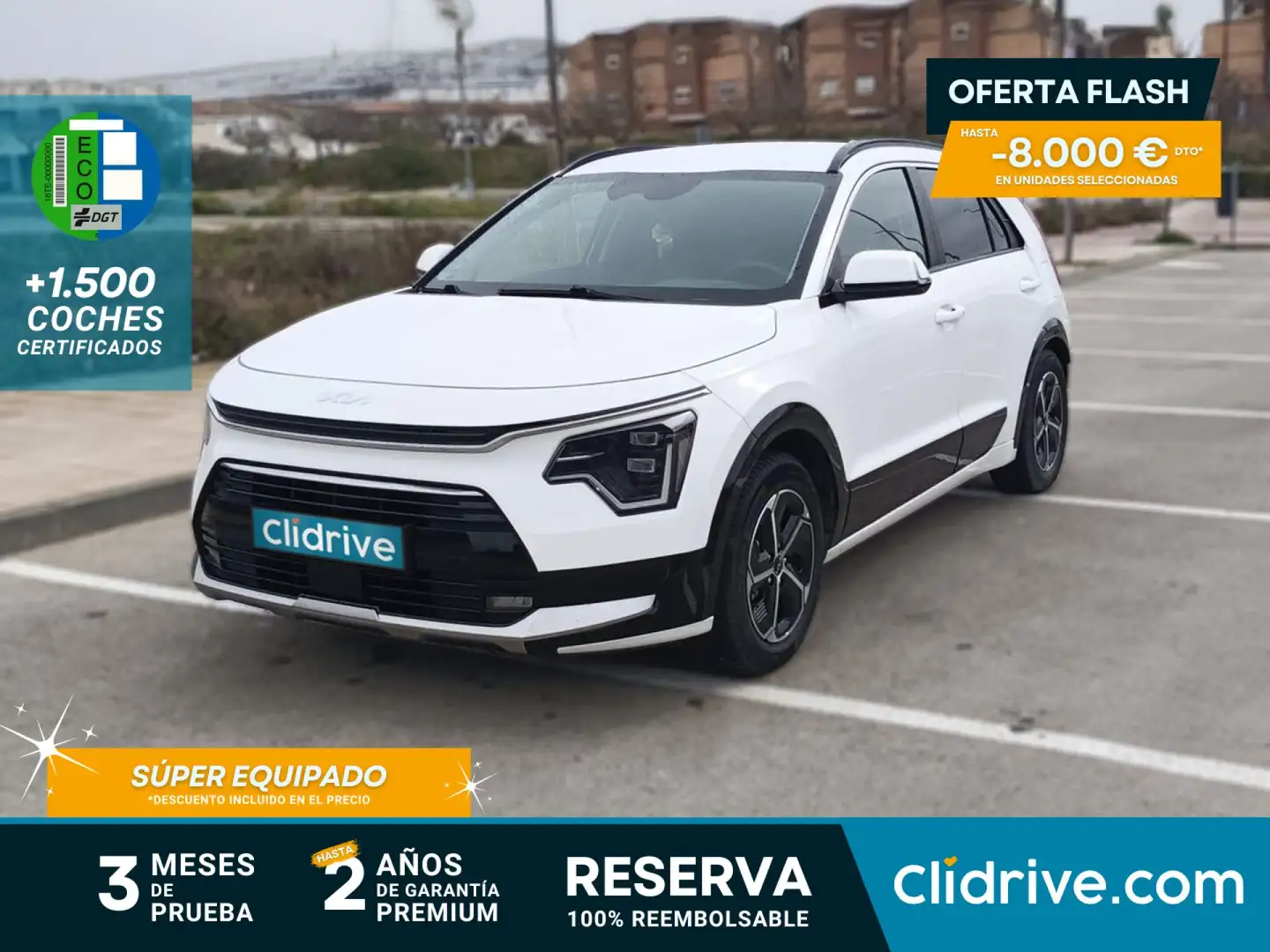 Kia Niro 1.6 GDi HEV 104kW (141CV) Drive Blanco - 1