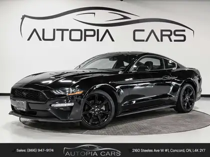 Black 2019 Ford Mustang Coupe Rear-Wheel Drive Manual