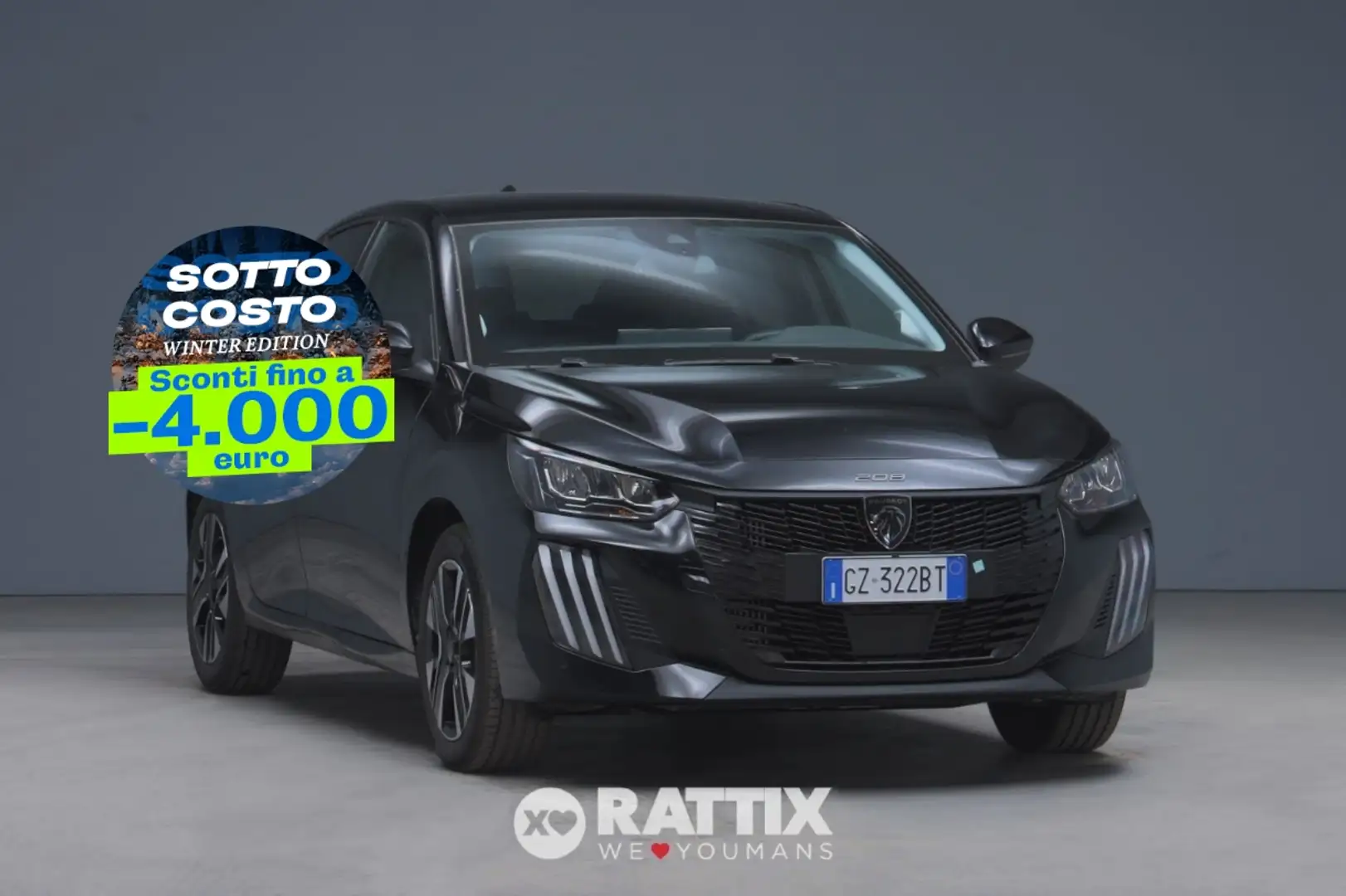 Peugeot 208 1.2 Puretech 100CV Allure Schwarz - 1