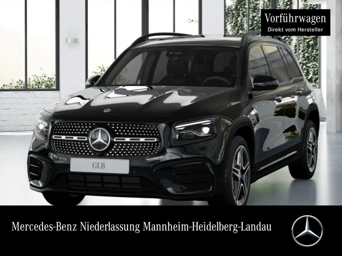 Mercedes-Benz GLB 200 AMG+NIGHT+PANO+360°+AHK+MULTIBEAM+19"+7G Schwarz - 1