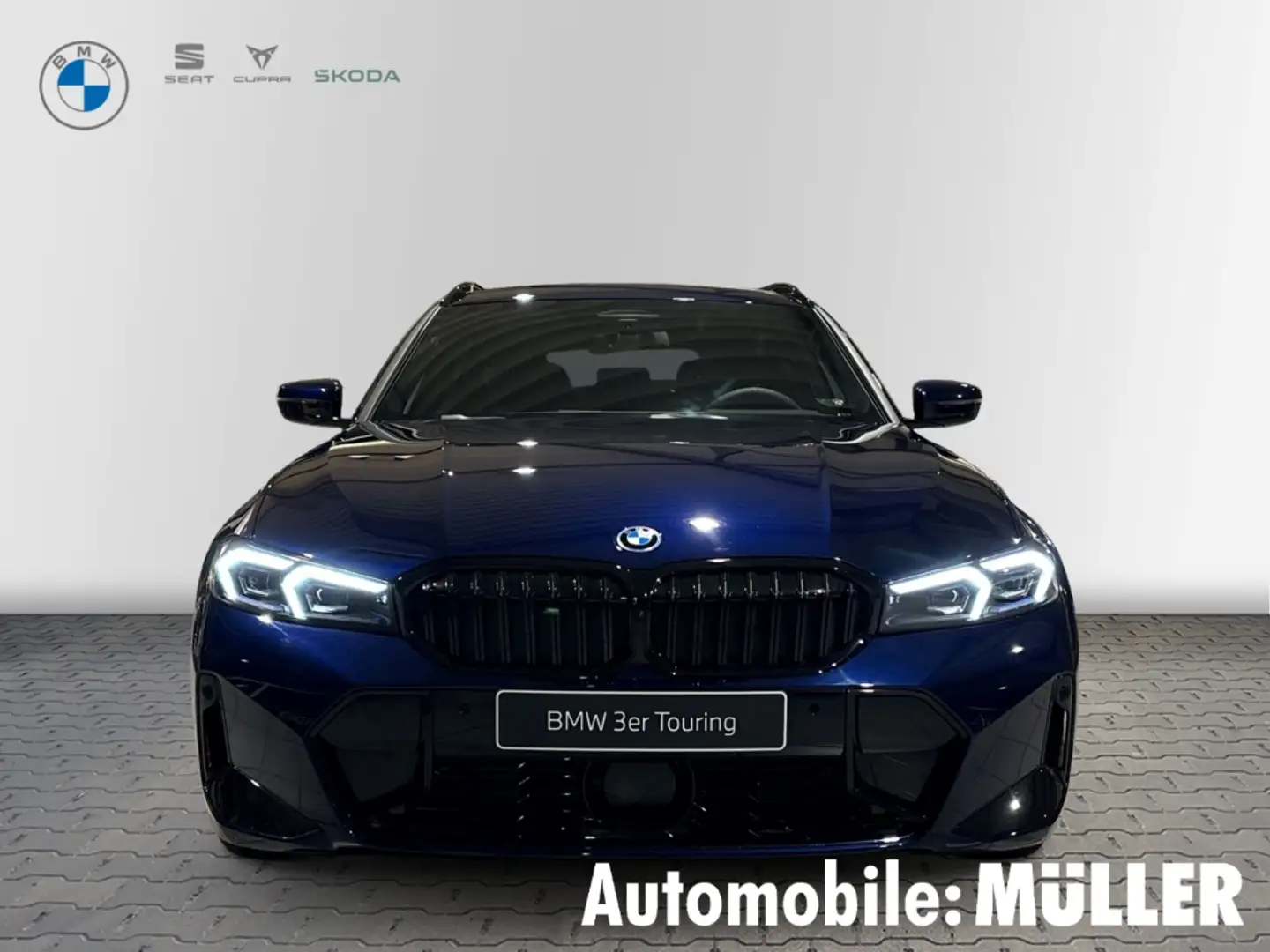 BMW 330 e M Sport EU6e Touring Park-Assist HUD AHK-klappba Blau - 2