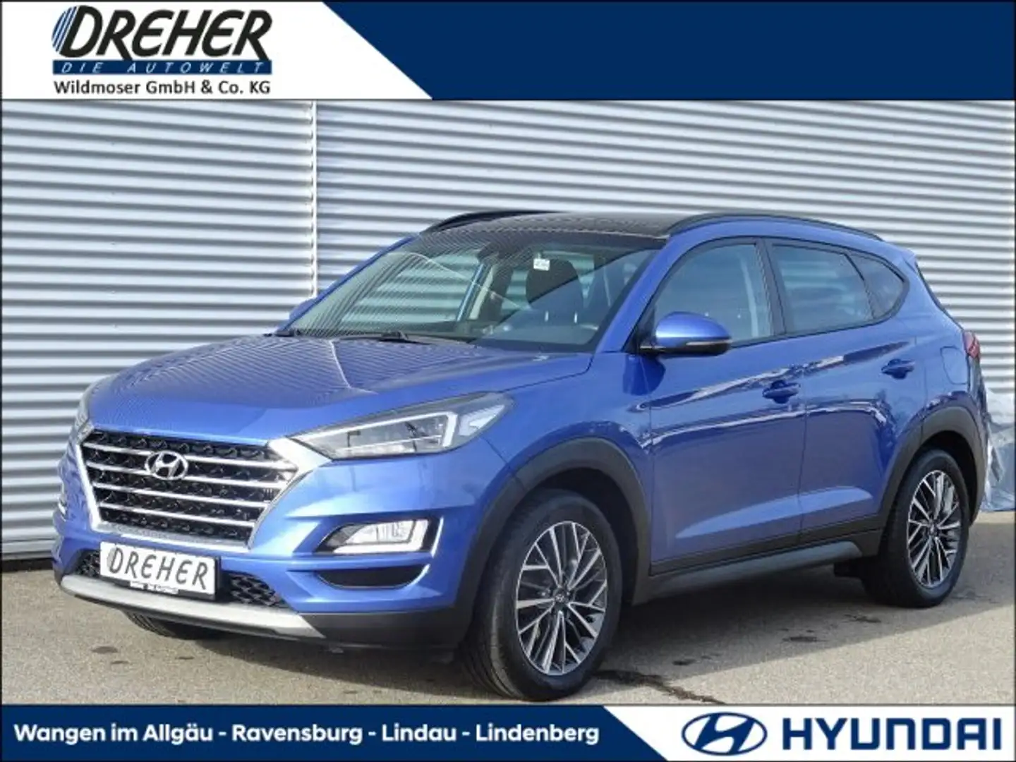Hyundai TUCSON Tucson 1.6 Trend 2WD Autom./Klima/Sitzhzg./PDC BC Blau - 1