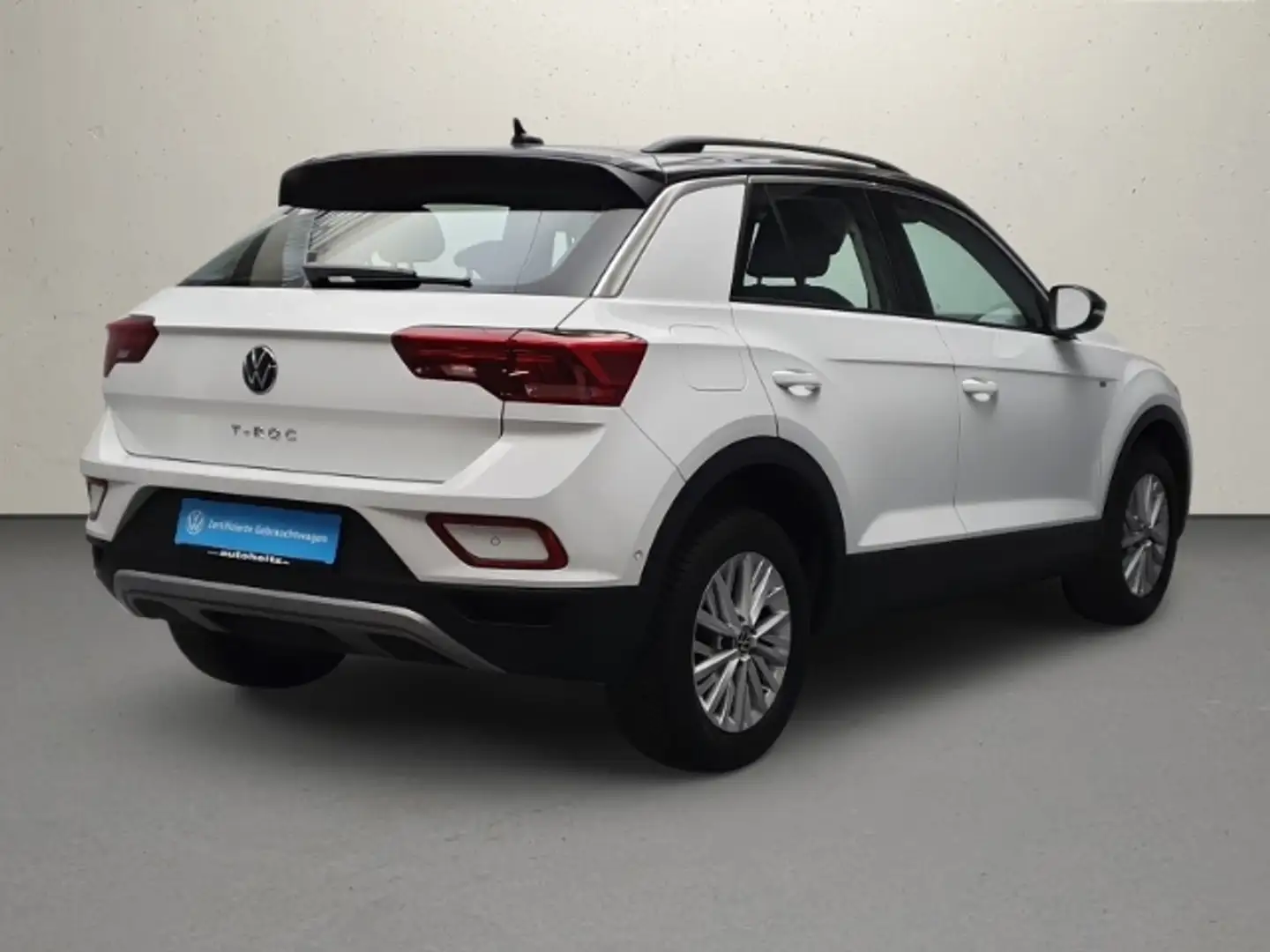 Volkswagen T-Roc 1.0 TSI Life Navi LED SHZ 5 Jahre Garantie Weiß - 2