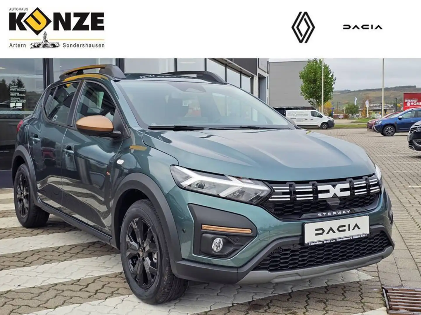 Dacia Sandero Stepway Extreme TCe 90 CVT *City-P./SHZ* Grün - 1