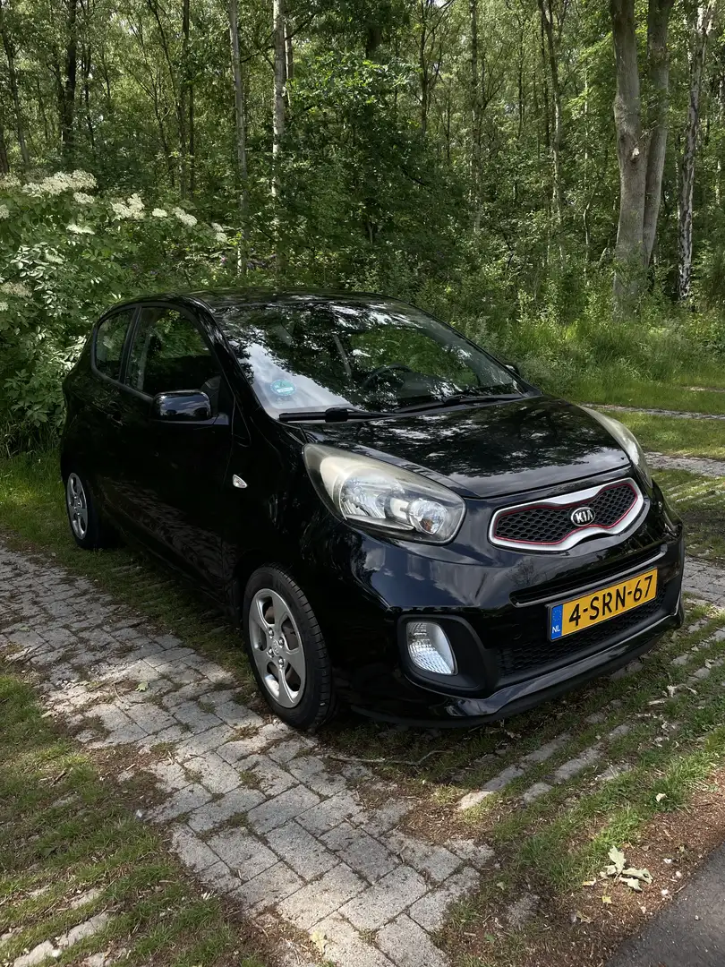 Kia Picanto 1.0 CVVT ISG Comf.P. Zwart - 1