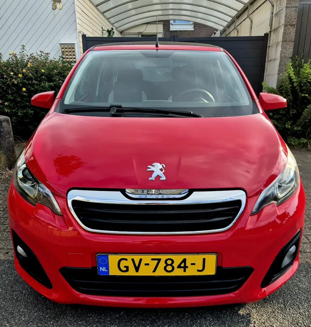 Peugeot 108 1.0 e-VTi Active CABRIO/Airco/DealerOnderhouden! Rood - 1