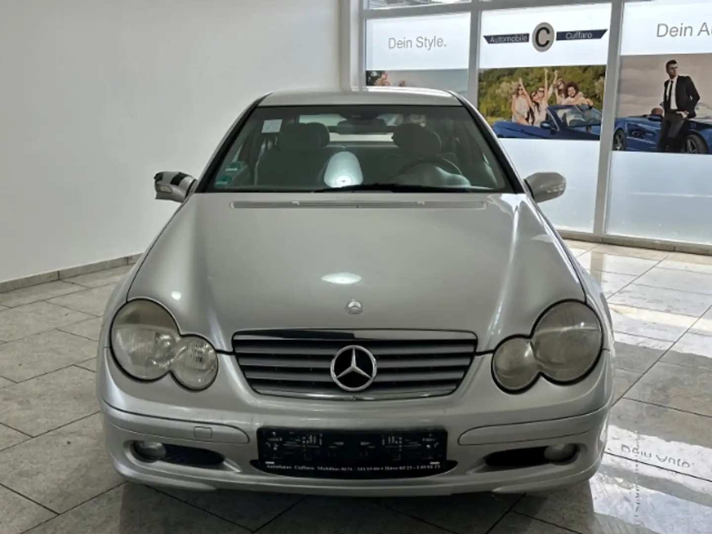 Mercedes-Benz C 200 Sportcoupe200Kompressor Navi Klimaautom SHZ Tel.-V Silber - 1
