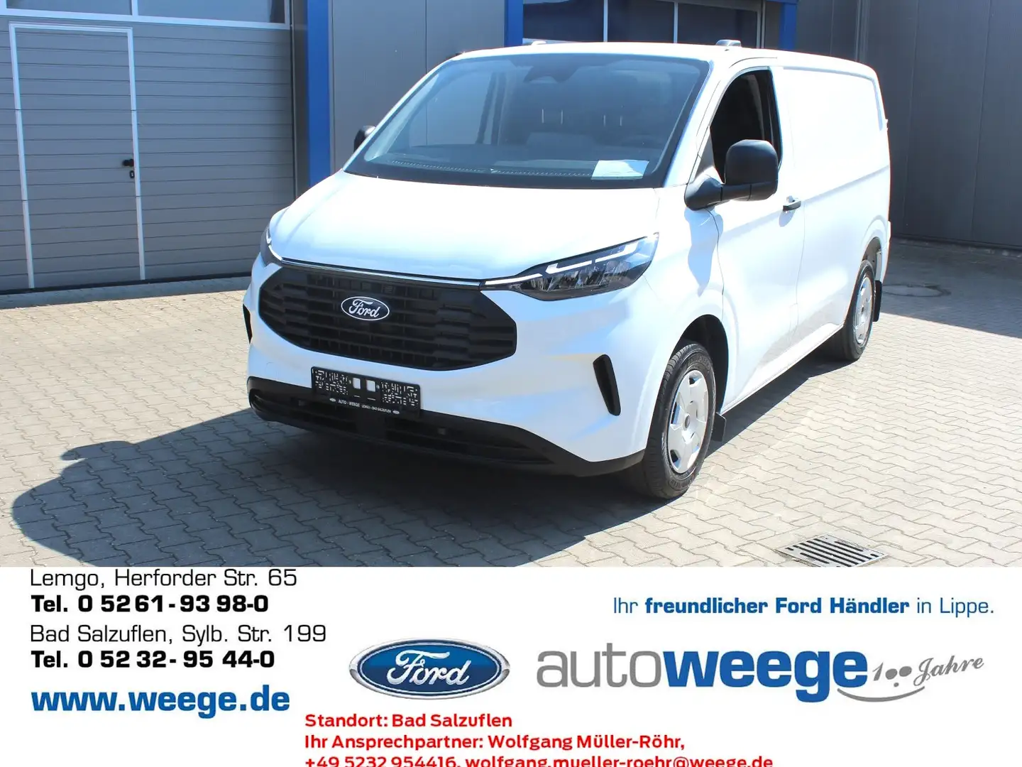 Ford Transit Custom 280 L1 Trend Bianco - 1