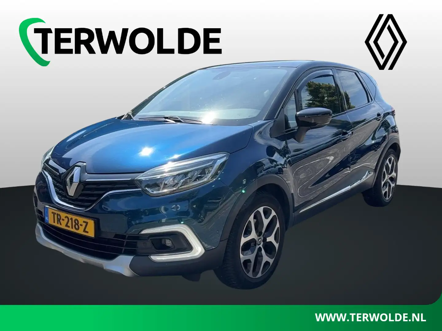 Renault Captur 1.2 TCe Intens | Apple CarPlay/Android Auto | Dode Blauw - 1
