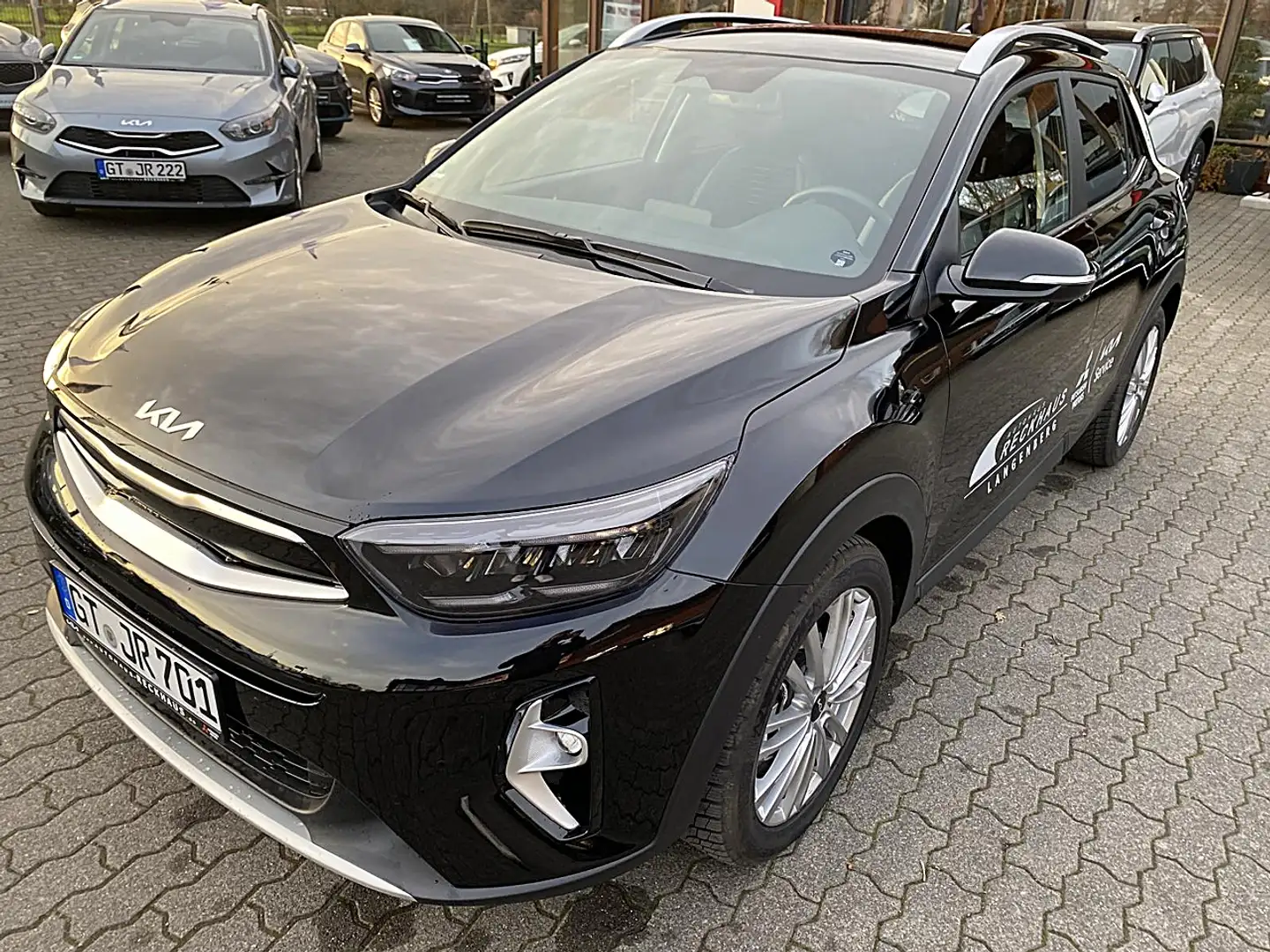 Kia Stonic 1.0T 100 48V DCT NIGHTLINE LED Klima Navi Noir - 2