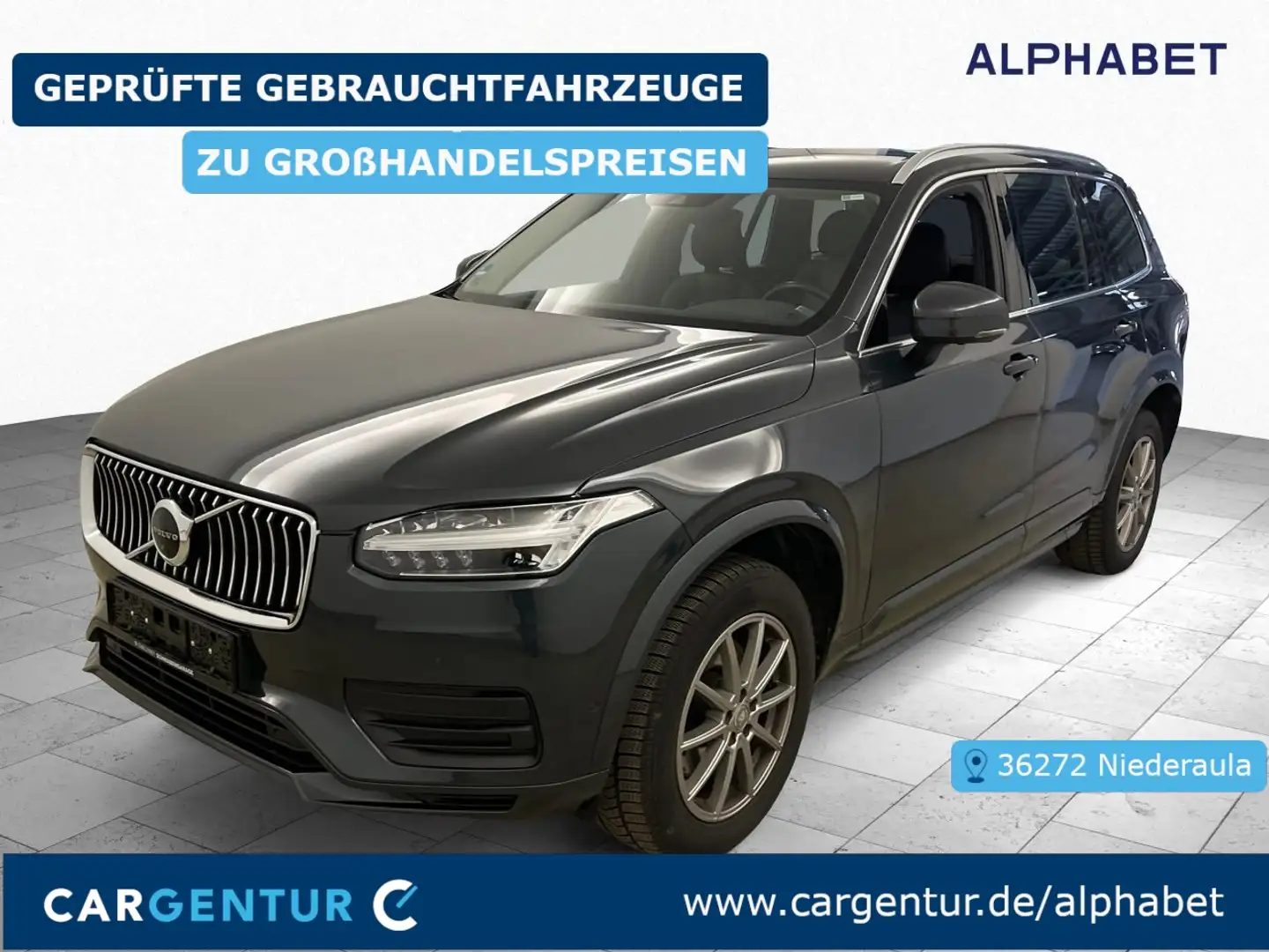 Volvo XC90 XC 90 B5 360° AHK ACC BLIS Gris - 1