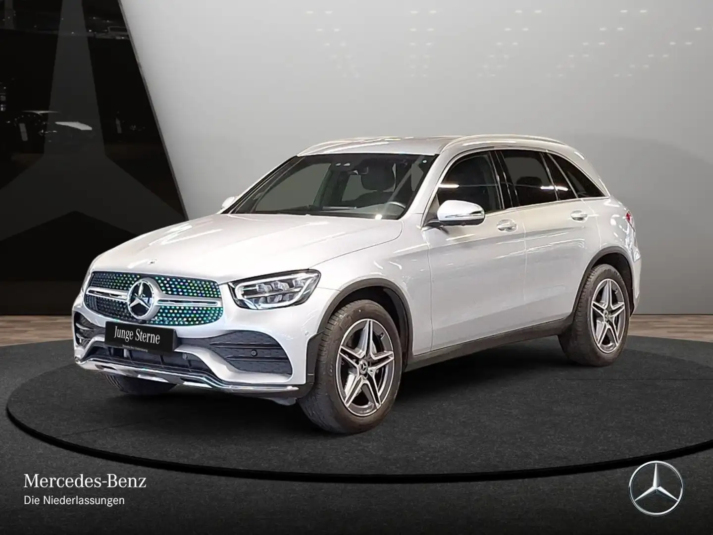 Mercedes-Benz GLC 300 d 4M AMG+360+LED+SPUR+TOTW+KEYLESS+9G Argent - 2