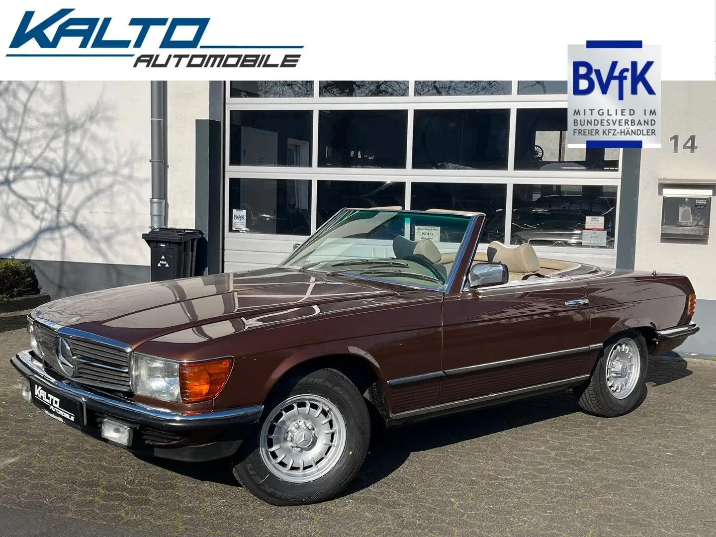 Mercedes-Benz SL 450 450 SL Aut. R107 Milanbraun, EU-Umrüstung,Note2+ Brun - 2