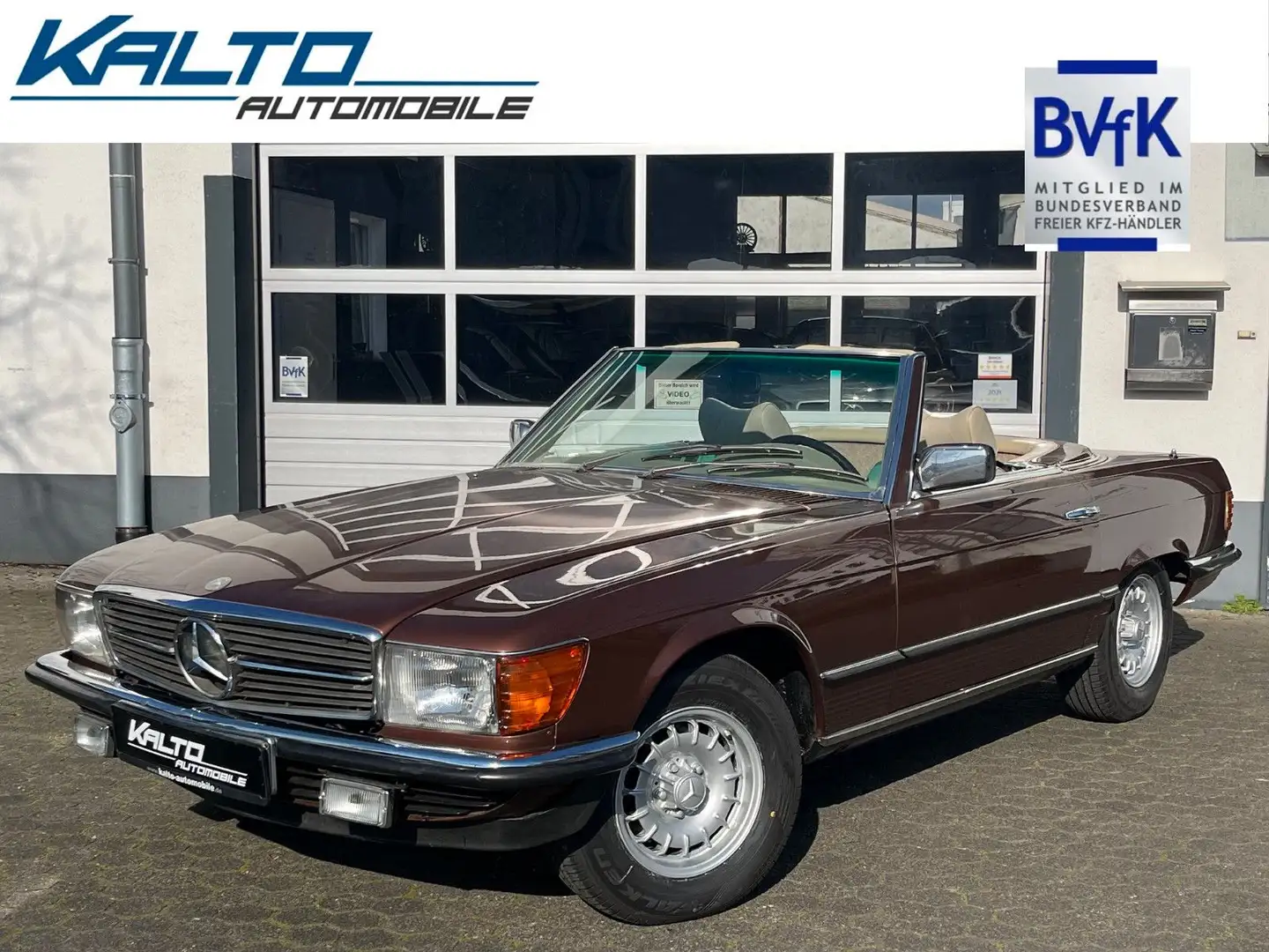 Mercedes-Benz SL 450 450 SL Aut. R107 Milanbraun, EU-Umrüstung,Note2+ Brun - 1
